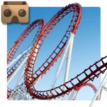 vr thrills: roller coaster 360 (cardboard game) android application logo